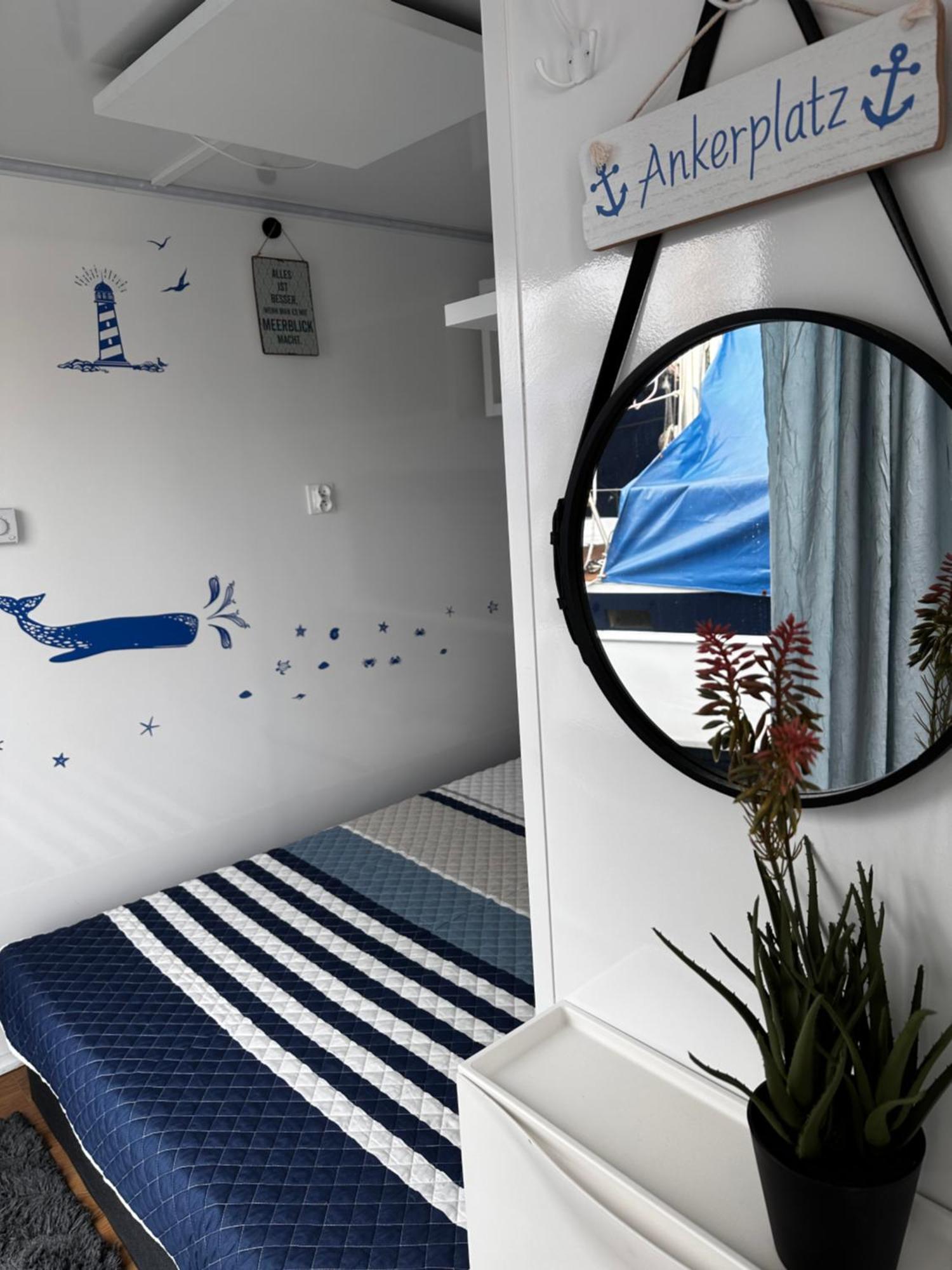 Premium Hausboot Trave Traum Daire Lübeck Dış mekan fotoğraf